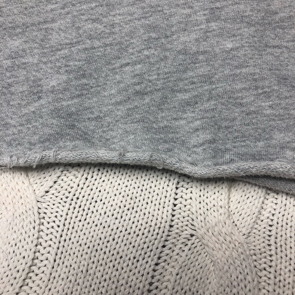 Forever 21 Not For Everyone Grey Cut off Sweater - Picture 4 of 4